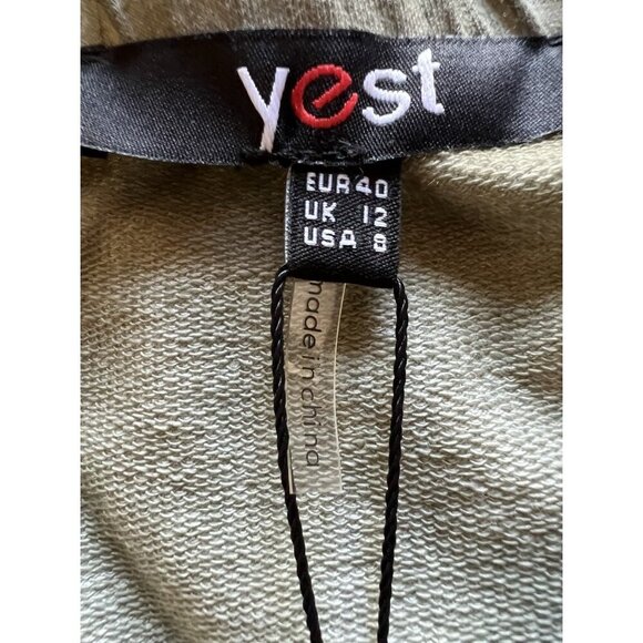 New Yest acid green grunge stretch pencil skirt lace fairy sz 8 vintage Y2K - Picture 5 of 15